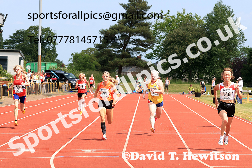 100 metres, 2025 NEMAA Track and Field, Monkton. Photo: David T. Hewitson/Sports for All Pics